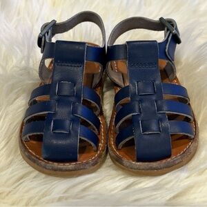 Freshly Picked Boy Navy Blue Sandals